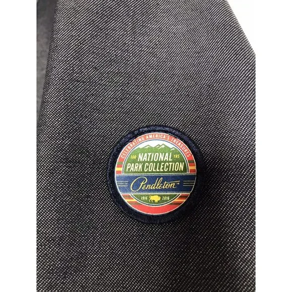 Pendleton National Park Collection Gray Soft Shell Full Zip Jacket Men's Medium - Picture 3 of 8